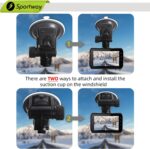 Sportway S40 Dashcam-Saugnapfhalterung mit Gelenkadaptern