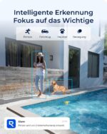 Reolink 4K Überwachungsset Home Hub mit 4 Argus PT Ultra Solarkameras