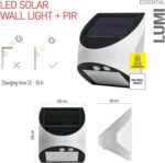 EMOS LUMI Solarleuchte mit Bewegungsmelder