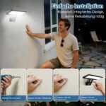 JESLED Solarlampe für Aussen mit Bewegungsmelder Produktfoto