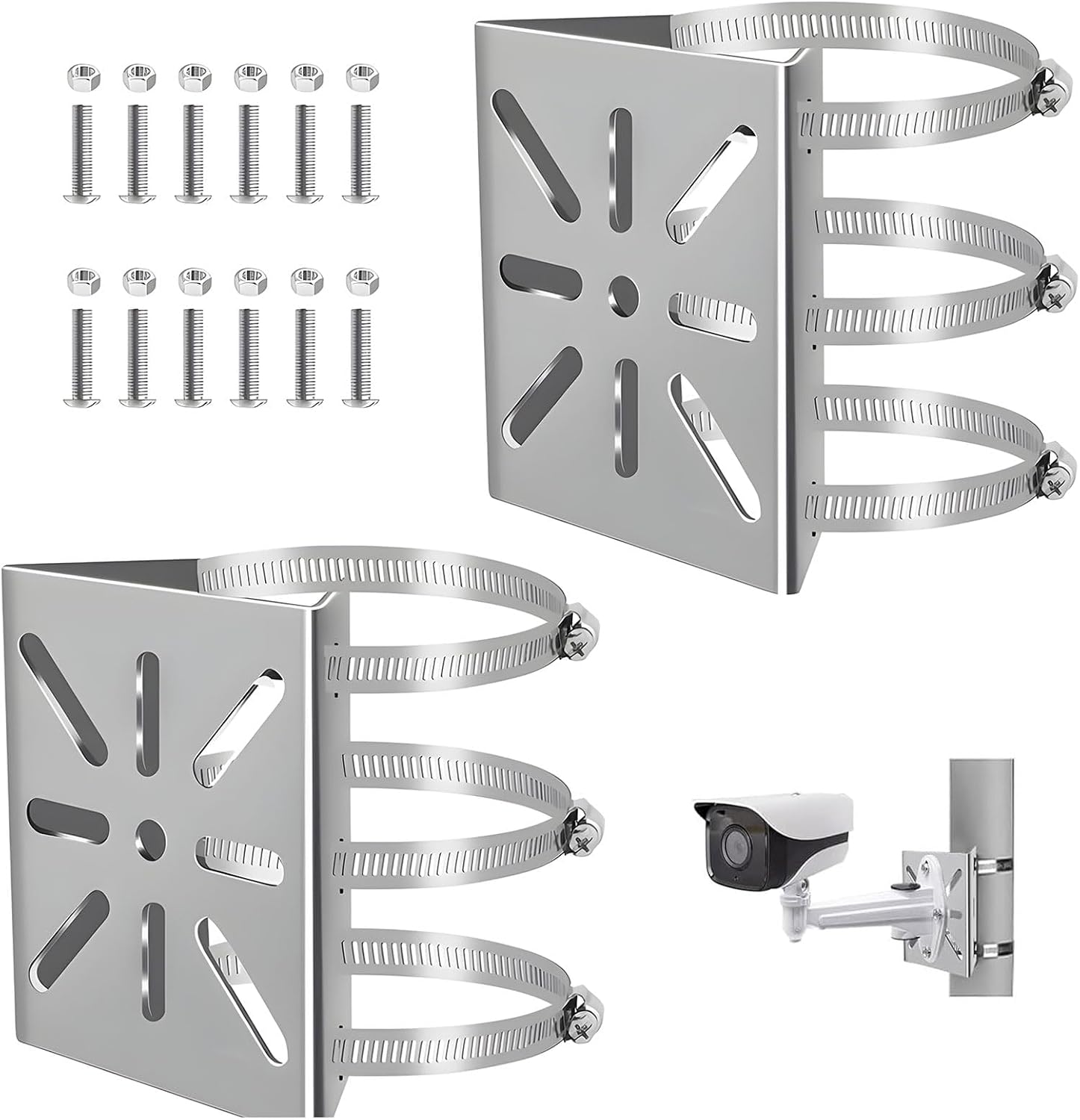 Tkxjry TK-385 Bild 1 Tkxiry Masthalterung 2 Stück Edelstahl