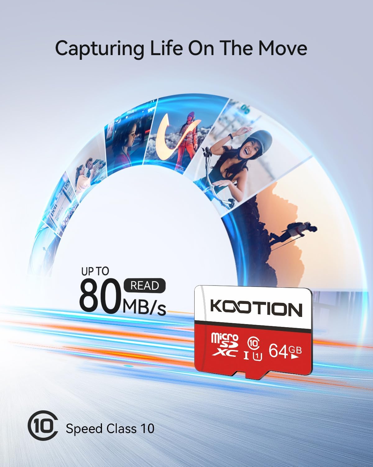 KOOTION TF-U1-64G-I Bild 1 KOOTION microSD-Karte mit SD-Adapter