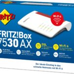 FRITZ!Box 7530 AX DSL-Router weiss/rot