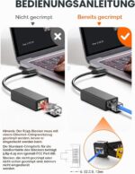 CableCreation Cat6 RJ45 Crimpstecker 100 Stück