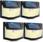 CZHHMART Solarlampe Aussen Bewegungsmelder, 248 LED