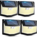 CZHHMART Solarlampe Aussen Bewegungsmelder, 248 LED