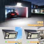 INTELAMP Solarlampe mit Bewegungsmelder, integrierter Typ