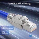 HB-DIGITAL CAT 8 RJ45-Stecker feldkonfektionierbar