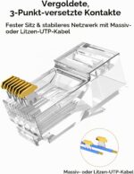 CableCreation Cat6 RJ45 Crimpstecker 100 Stück