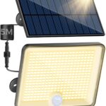Peasur Solarstrahler mit Bewegungsmelder Warmweiss