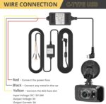 AMTOVL USB-C Hardwire-Kit für Dashcams, 12–24 V, mit Sicherungsadaptern