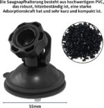 CLKE Saugnapf-Halterung Dashcam Navi 6 Adapter