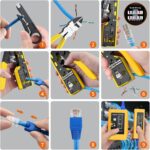 Proster RJ45 Crimpzange Set Gelb