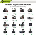 Sportway S40 Dashcam-Saugnapfhalterung mit Gelenkadaptern