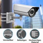 BFYGDP Masthalterung aus Edelstahl für Überwachungskameras