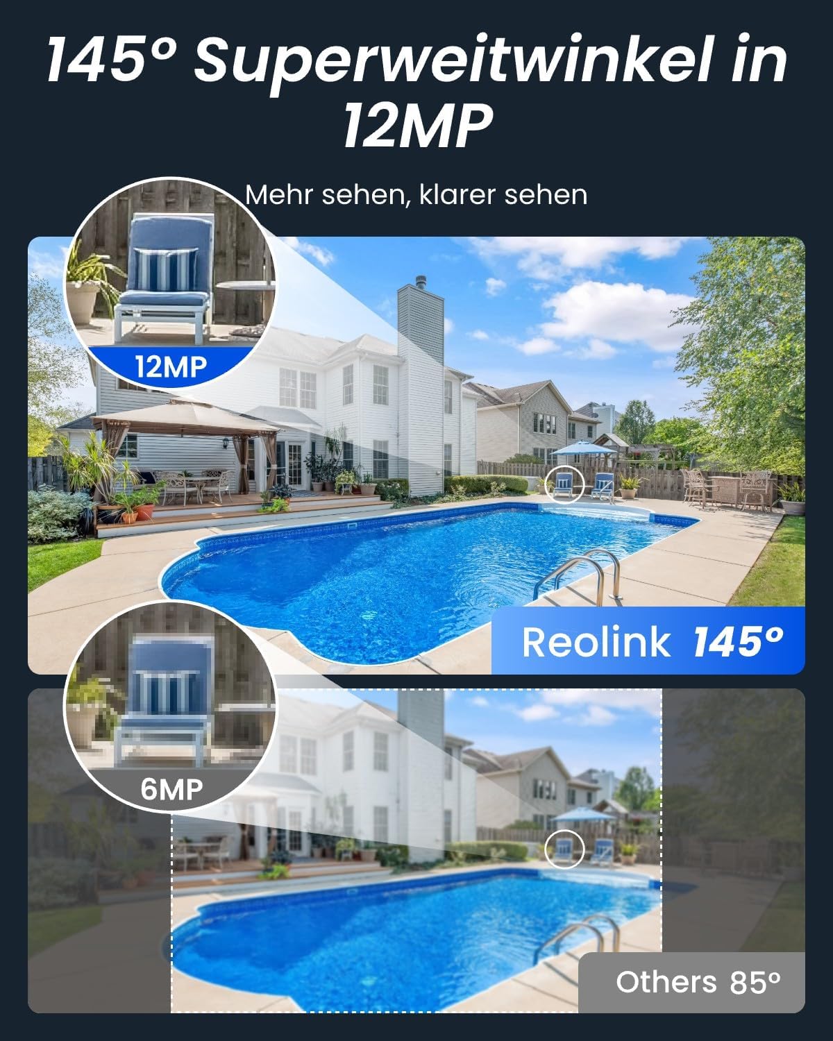 Reolink RLK8-1200V4-A-4TB Bild 1 Reolink RLK8-1200V4-A-4TB Überwachungsset mit vier Kameras und NVR