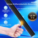 Delamu Kabelkanal 30 x 17 mm selbstklebend