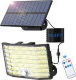 MinPea Solarlampe Kaltweiss Aussen mit Bewegungsmelder