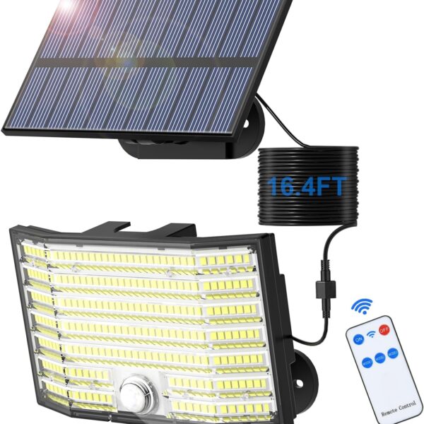 MinPea Solarlampe Kaltweiss Aussen mit Bewegungsmelder