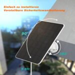 YCTechCam 5 W Solarpanel für Ring Kamera, 1 Stück, 2er- oder