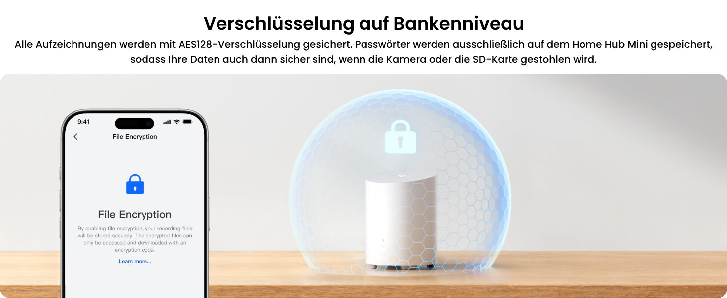 Reolink Home Hub Mini mit zwei Lumus 2K Überwachungskameras für Aussen – Detail 2