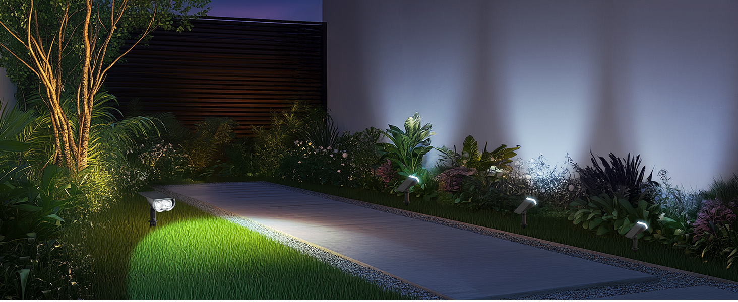 Linkind Solar-Gartenleuchte mit Bewegungsmelder, warm- und kaltweiss – Detail 13