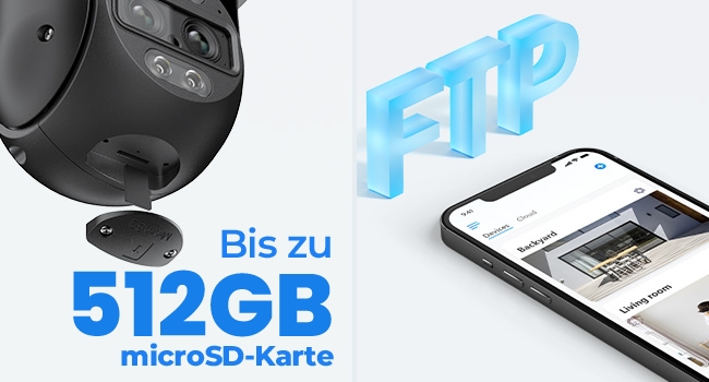 Reolink RLN12W Set mit zwei TrackMix WiFi PTZ-Kameras und NVR – Detail 10