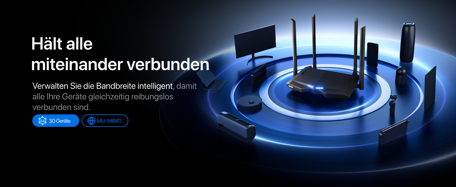 Tenda AC10 Dualband-WLAN-Router – Detail 5