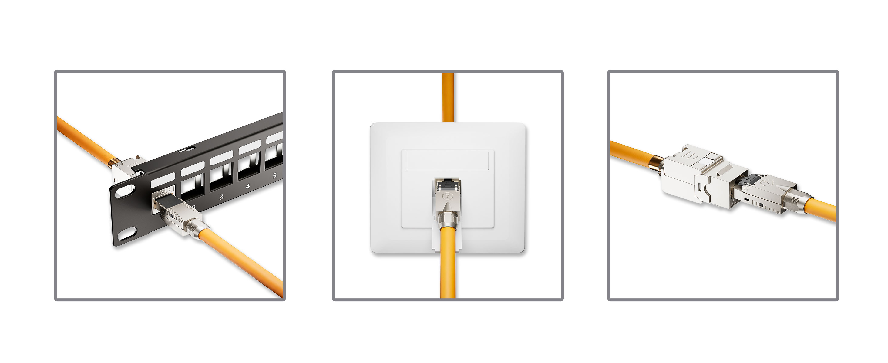 FGB RJ45 Cat7 Netzwerkstecker werkzeuglos – Detail 4
