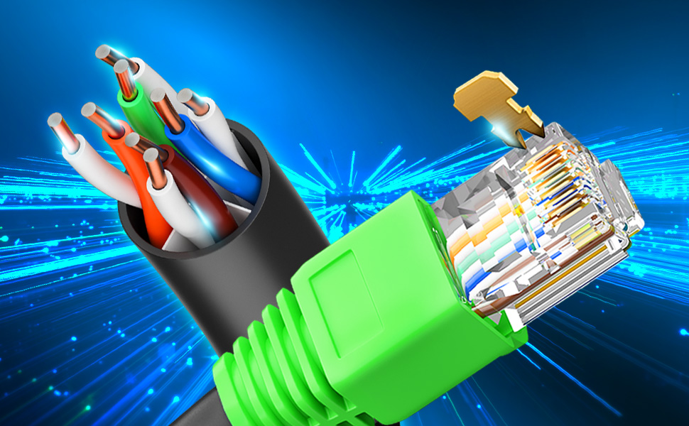 GEARit Outdoor Cat6 Netzwerkkabel 30 m, schwarz – Detail 3