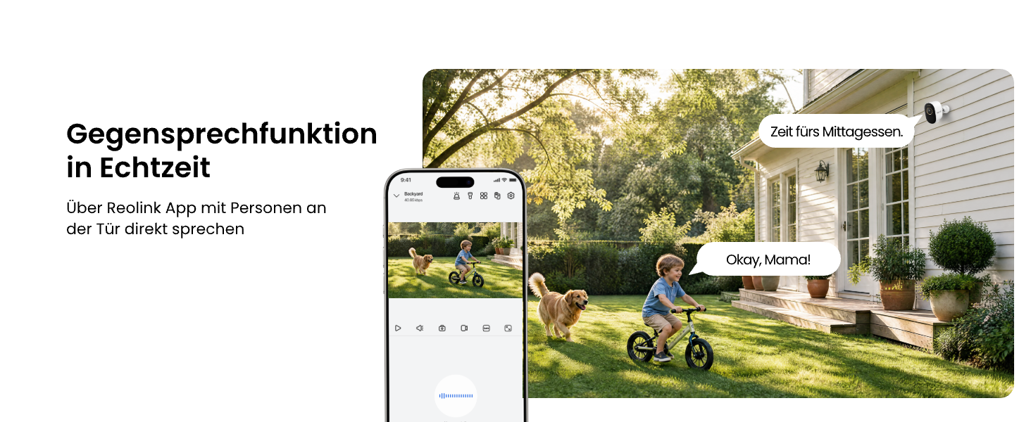 Reolink Home Hub Mini mit zwei Argus 3 Ultra 4K Solar-Kameras – Detail 6