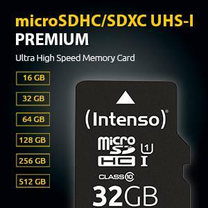 Intenso Premium microSDXC 64 GB mit SD-Adapter – Detail 2