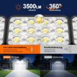 GEARLITE Solarlampe Aussen mit Bewegungsmelder