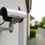 Retoo Kamera-Attrappe mit blinkender LED, schwenkbar, innen