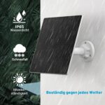 SANKABA 5W Solarpanel 2er-Pack für Kameras, USB-C und Micro-USB, IP65
