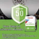 Toshiba S300 Surveillance-Festplatte 2 TB, 3,5 Zoll SATA