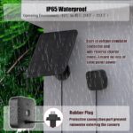 Rhorawill 4W Solarpanel für Blink Outdoor Kamera