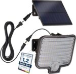 Oktaplex Ede LED Solarstrahler Aussen mit Bewegungsmelder, Anthrazit