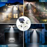 Ulikey Solarlampe für Aussen mit Bewegungsmelder
