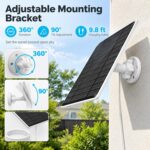 LIFEMOI 6 W Solarpanel für Überwachungskamera, 1 oder 2 Stüc