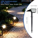 FIFlying Solarstrahler Aussen IP67, 2 bis 6 Stück, Warmweiss oder Kaltweiss