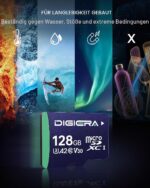 DIGIERA CT100 microSDXC mit Adapter