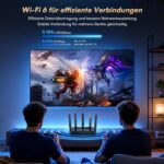 ZTE E2301 AX3000 WLAN-Router schwarz