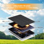 Rhorawill 4 W Solarpanel für Überwachungskamera, 1er- oder 2