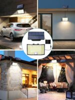 MinPea Solarlampen 2er-Set Aussen mit Bewegungsmelder