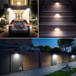 Peasur Solarlampe mit Bewegungsmelder Kaltweiss