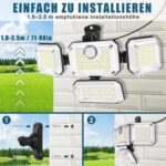 Ulikey Solarlampe für Aussen mit Bewegungsmelder