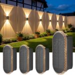 ELLASAY Solar Wandleuchte Aussen Up und Down IP65, 4 bis 10 Stück