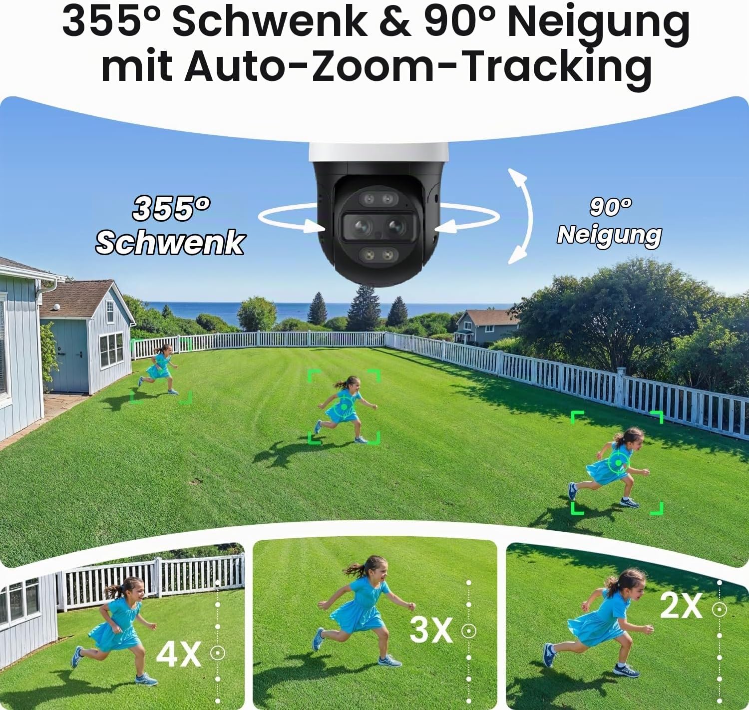 Reolink Bild 1 Reolink Set TrackMix PoE und Duo 3V PoE mit NVR RLN8-410