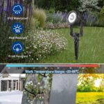 T-SUNUS Solarstrahler Gelb Aussen Garten Warmweiss